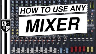 How To Use a Mixer for Live Sound amp Studio Recording [upl. by Aliuqaj910]