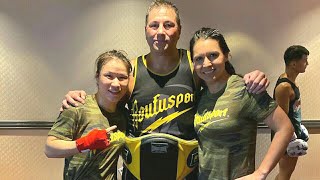 Tulsi Gabbard MMA Training with Weili Zhang amp Duke Rofous Full [upl. by Beichner147]