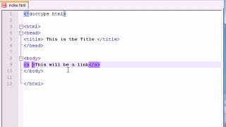 Learn how to add links to your webpage in our HTML WebDesign HTML CSS Coding Tutorials [upl. by Lindy722]
