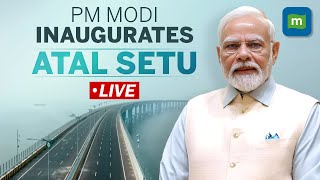 Live PM Modi Inaugurates Atal Setu  Mumbai Trans Harbour Link MTHL Connecting Mumbai  Navi Mumbai [upl. by Fasa]