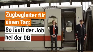 BerufeCheck Deutsche Bahn Ein Tag als Zugbegleiter im ICE  Orange by Handelsblatt [upl. by Adachi112]