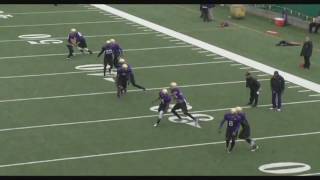 Washington Wide Receiver Football Drills [upl. by Niraj]