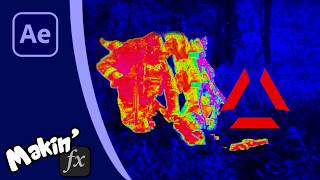 Recreate Predator  Thermal vision in After Effects [upl. by Pleasant]