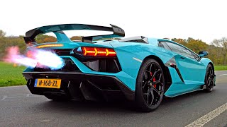 Lamborghini Aventador SVJ Gintani Exhaust V12 F1 SOUND [upl. by Nalrah]