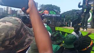 Umkhonto Wesizwe Party members singing mama wema Outside high courty [upl. by Giordano]