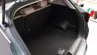 2018 Hyundai Tucson SUV  Checking Cargo Area Space  Rear Seats Up [upl. by Selie]