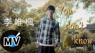 李唯楓 Coke Lee  You Dont Know 官方版MV  三立華劇 剩女保鏢 片尾曲 [upl. by Willtrude]