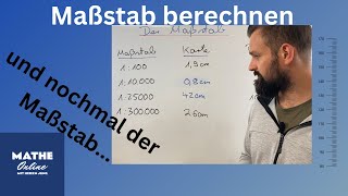 Maßstab berechnen leicht gemacht – So gehts [upl. by Nonnahsal]