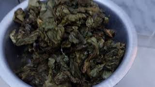 TARO LEAVES OR LAING HOW TO COOK mukbangprobinsyano [upl. by Haik]