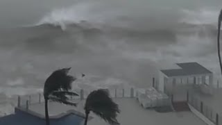 Currently at Cancun Cozumel Mexico live cam hurricane helene [upl. by Olvan]