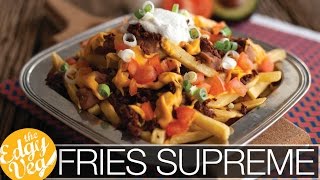 Taco Bell Fries Supreme VEGAN Recipe  The Edgy Veg [upl. by Enaile]