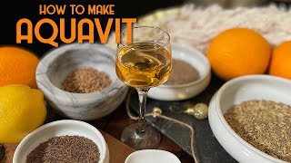 How to Make Traditional Aquavit and with extra spice Homemade Aquavit Recipe [upl. by Airbmat]