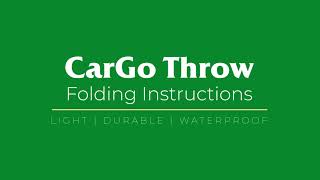 Canvasback CarGo Throw Folding Guide [upl. by Akieluz]