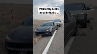 My Tesla ACTUALLY Died On The Side Of The Road 😱😭 [upl. by Nissensohn]