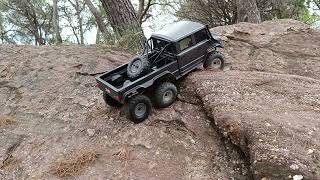 rc crawler 6x6 trial [upl. by Haym]