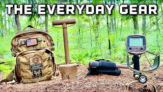 The everyday gear for exploring metal detecting what do you take with you review video [upl. by Riesman565]