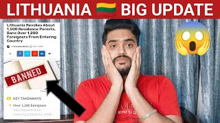 LITHUANIA 🇱🇹 WORK VISA amp VISA APPOINTMENTS BIG UPDATE  42 COMPANIES BLACK LISTED  LITHUANIA VISA [upl. by Keane]