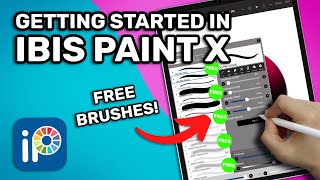 Getting Started in Ibis Paint X for Beginners [upl. by Aitret]