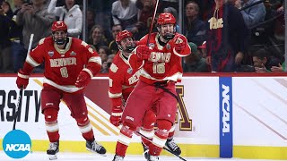 Denver scores OT goal to advance to 2024 Frozen Four finals [upl. by Atires98]