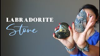 Labradorite Meanings Uses amp Healing Properties  AZ Satin Crystals [upl. by Donahue]