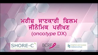 Understanding your Oncotype DX test result A short patient information film Punjabi [upl. by Erme165]