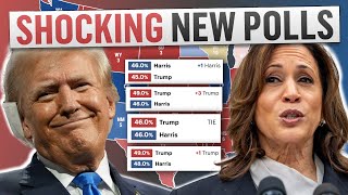 First Look at Kamala Harris vs Donald Trump Polls in Key Swing States [upl. by Eimam973]