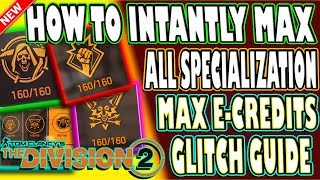 🆕 HOW TO INSTANTLY MAX SPECIALIZATION POINTS GLITCH  EXPLOIT GUIDE  The Division 2  HAVE IT ALL [upl. by Friday]