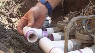 pvc irrigation manifold repair [upl. by Edaj761]