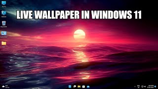 HOW TO APPLY LIVE WALLPAPER   Windows 11 shorts [upl. by Hoban]