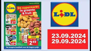 LIDL NEDERLAND FOLDER 2309202429092024 Nederland folder nederland holland lidl aldi [upl. by Erreipnaej]