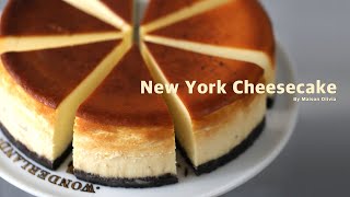 뉴욕 치즈케이크 만들기  New York Cheesecake   메종올리비아 [upl. by Brinn]