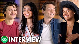 WEST SIDE STORY  Ansel Elgort Rachel Zegler Mike Faist amp Ariana DeBose Onset Interview [upl. by Lleznov534]