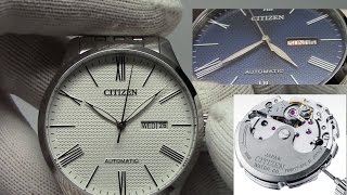 The Most Affordable Automatic Dress Watch  Citizen Automatic NH8350 [upl. by Nemzaj]