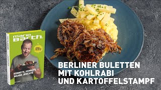 Berliner Buletten mit Kohlrabi und Kartoffelstampf  Mario Barth Kennste Kennste Wahre Jerichte [upl. by Munster]