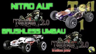 Ansmann Terrier 20 Nitro Umbau auf Brushless Teil 13 Rc Tagebuch  FULL HD  Deutsch [upl. by Ellord427]