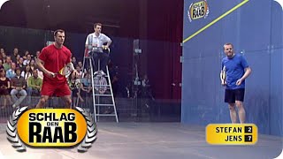 Squash  Raab vs Jens  Spiel 3  Schlag den Raab 10 [upl. by Gurtner]