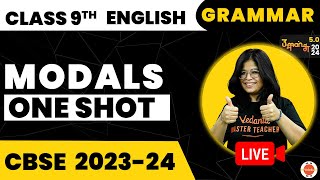 Modals in One Shot  English Grammar Class 9  CBSE Class 9th English Preparation CBSE2024Exam [upl. by Assirral450]