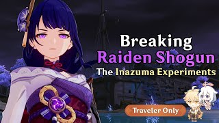 Breaking Raiden Shogun and the Inazuma Experiments  Travelersan 25 [upl. by Nareht26]