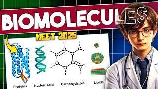 BIOMOLECULES Biology ONE SHOT Revision  Biology ONE SHOT For NEET  Biomolecules class 11 [upl. by Suoivatram352]