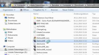 TUT Wie patche ich Pokemon WhiteBlack German Patch RC 11 mit Xdelta GUI TUT [upl. by Eeryt]