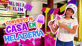 Convierto mi CASA en una HELADERÍA🍧🏠 HELADO CREMOSO de Muchos Sabores y Tamaños CONNY MERLIN [upl. by Aira]