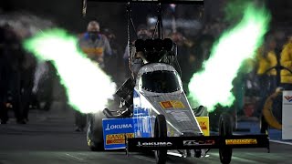 Incredible Top Fuel Dragster Start up  Acceleration  Throttle Whack and Race [upl. by Alburg]