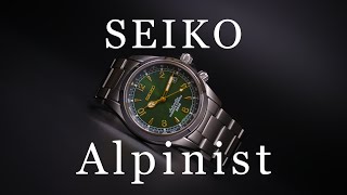 SEIKO Alpinist Green Dial  セイコー アルピニスト 緑文字盤 sarb017 tributeMV [upl. by Koppel936]