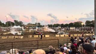 Perth fair demolition derby 6 cylinder class 2024 [upl. by Arthur]