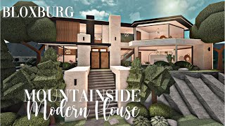 Roblox Bloxburg  Mountainside Modern House Exterior  Minami Oroi [upl. by Davis745]