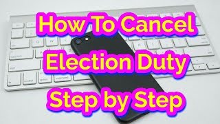 How to cancel Election duty cancellation of election duty general election [upl. by Anitserp]