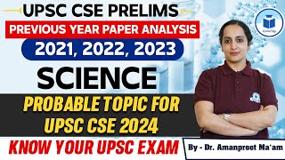 UPSC CSE Prelims 2024  Science Previous Year Paper Analysis Probable Topics For UPSC Prelims Exam [upl. by Frankie]