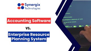 Accounting Software vs Enterprise Resource Planning System [upl. by Manas487]