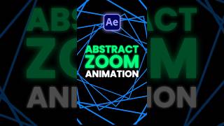 Abstract Zoom Animation  After Effects Tutorial  tutorial aftereffects [upl. by Sup]