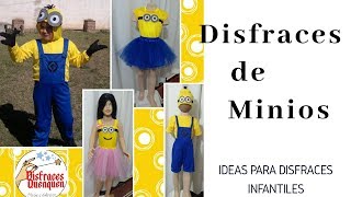 Disfraces de Minions Ideas de disfraces infantiles [upl. by Dorey]